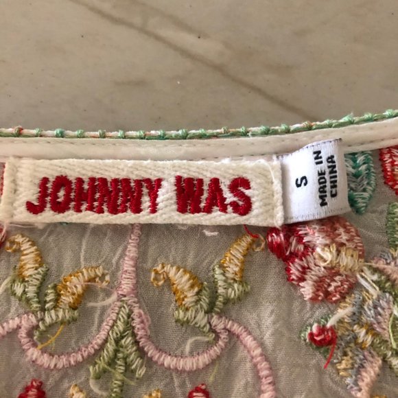 Johnny Was Heavily Embroidered Sandra Blouse - Picture 6 of 15